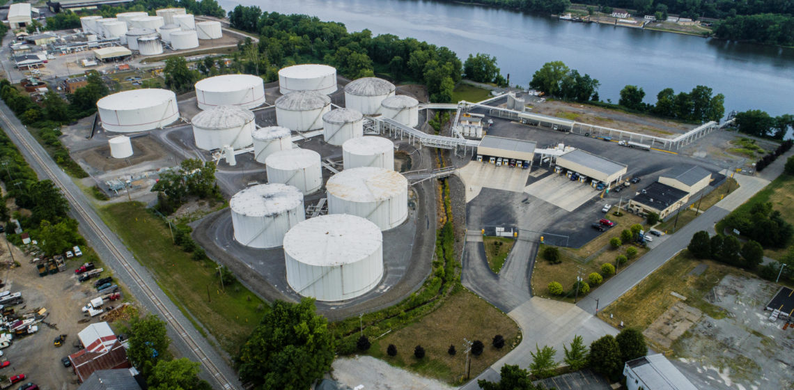 An aerial view of our facilities at Coraopolis, Pennsylvania.